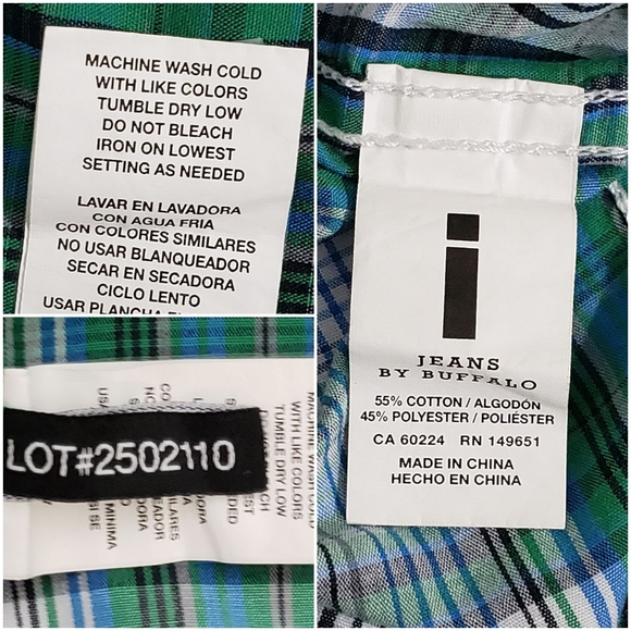 Men's XXL plaid Button up. - Picture 4 of 13